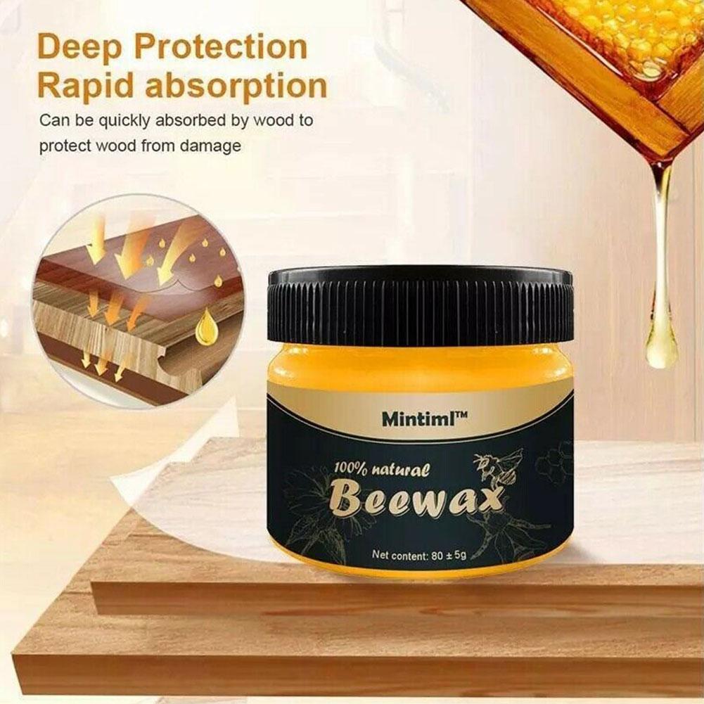 Beeswax Furniture Polish ,Wood Seasoning Beeswax, Complete Solution Furniture Care 1 Polishing Beeswax