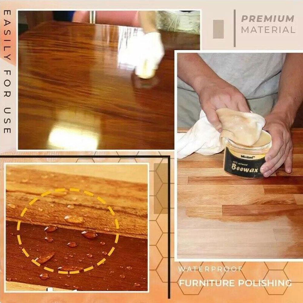 Beeswax Furniture Polish ,Wood Seasoning Beeswax, Complete Solution Furniture Care 1 Polishing Beeswax