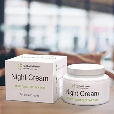 Pack Of 02 | The Health Healer Night Cream 50 Ml And Whitening Cream 30ml For Private Areas & Private Part – Effective Brightening For Underarms And Sensitive Area For Men And Women | 7 Days Results