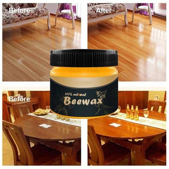 Beeswax Furniture Polish ,Wood Seasoning Beeswax, Complete Solution Furniture Care 1 Polishing Beeswax